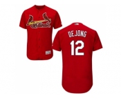 Men St. Louis Cardinals #12 Paul DeJong Red Flexbase Authentic Collection Stitched MLB Jersey