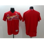 Men St. Louis Cardinals Blank Majestic Red Flexbase Authentic Collection Player Jersey