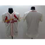 Men St. Louis Cardinals blank Majestic cream Flexbase Authentic Collection Player Jersey