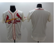 Men St. Louis Cardinals blank Majestic cream Flexbase Authentic Collection Player Jersey