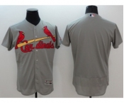 Men St. Louis Cardinals blank Majestic grey Flexbase Authentic Collection Player Jersey