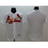 Men St. Louis Cardinals blank Majestic white Flexbase Authentic Collection Player Jersey