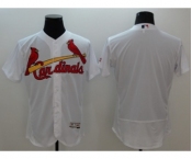 Men St. Louis Cardinals blank Majestic white Flexbase Authentic Collection Player Jersey