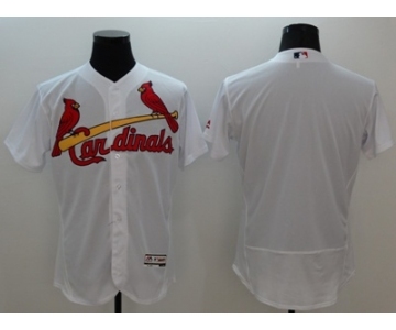 Men St. Louis Cardinals blank Majestic white Flexbase Authentic Collection Player Jersey