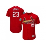 Men St.Louis Cardinals #23 Marcell Ozuna Red Flexbase Authentic Collection Stitched MLB Jersey