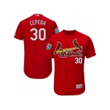 Men's Majestic St. Louis Cardinals #30 Orlando Cepeda Red Flexbase Authentic Collection MLB Jersey