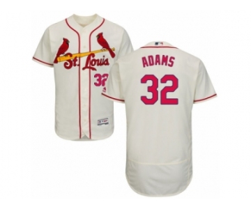 Men's Majestic St. Louis Cardinals #32 Matt Adams Cream Flexbase Authentic Collection MLB Jersey