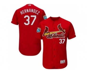 Men's Majestic St. Louis Cardinals #37 Keith Hernandez Red Flexbase Authentic Collection MLB Jersey