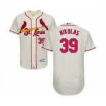 Men's Majestic St. Louis Cardinals #39 Miles Mikolas Cream Alternate Flex Base Authentic Collection MLB Jersey