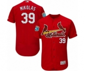 Men's Majestic St. Louis Cardinals #39 Miles Mikolas Red Alternate Flex Base Authentic Collection MLB Jersey