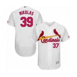 Men's Majestic St. Louis Cardinals #39 Miles Mikolas White Home Flex Base Authentic Collection MLB Jersey