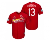 Men's St.Louis Cardinals #13 Matt Carpenter 2017 Spring Training Cool Base Stitched MLB Jersey