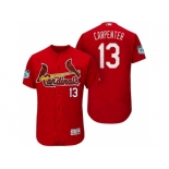 Men's St.Louis Cardinals #13 Matt Carpenter 2017 Spring Training Flex Base Authentic Collection Stitched Baseball Jersey