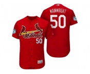 Men's St.Louis Cardinals #50 Adam Wainwright 2017 Spring Training Flex Base Authentic Collection Stitched Baseball Jersey