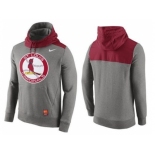 Men's St.Louis Cardinals Nike Gray Cooperstown Collection Hybrid Pullover Hoodie_1