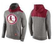 Men's St.Louis Cardinals Nike Gray Cooperstown Collection Hybrid Pullover Hoodie_1