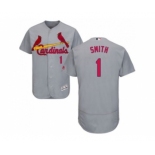 St.Louis Cardinals #1 Ozzie Smith Grey Flexbase Authentic Collection Stitched Baseball Jersey