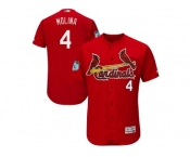 St.Louis Cardinals #4 Yadier Molina Red 2017 Spring Training Flexbase Authentic Collection Stitched Baseball Jersey