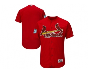 St.Louis Cardinals Blank Red 2017 Spring Training Flexbase Authentic Collection Stitched Baseball Jersey