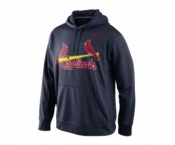 St.Louis Cardinals Nike KO Wordmark Performance Navy MLB Hoodie