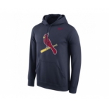 St.Louis Cardinals Nike Logo Performance Pullover Navy MLB Hoodie