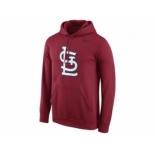 St.Louis Cardinals Nike Logo Performance Pullover Red MLB Hoodie