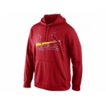 St.Louis Cardinals Nike Men's KO Wordmark Perfomance Red MLB Hoodie