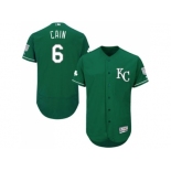 Kansas City Royals #6 Lorenzo Cain Green Celtic Flexbase Authentic Collection Stitched MLB Jersey