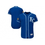 Kansas City Royals Blank Royal 2017 Spring Training Flexbase Authentic Collection Stitched Baseball Jersey