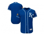 Kansas City Royals Blank Royal 2017 Spring Training Flexbase Authentic Collection Stitched Baseball Jersey