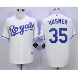 Men Kansas City Royals #35 Eric Hosmer White 2016 Official Cool Base Jersey