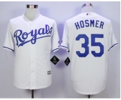 Men Kansas City Royals #35 Eric Hosmer White 2016 Official Cool Base Jersey