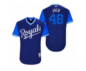 Men's 2017 Little League World Series Royals Joakim Soria #48 Jack Royal Jersey