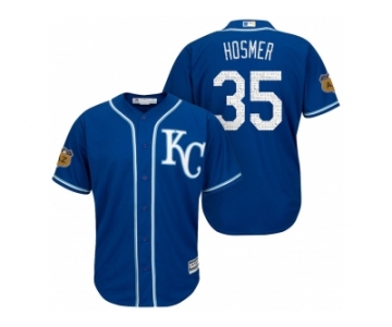 Men's Kansas City Royals #35 Eric Hosmer 2017 Spring Training Cool Base Stitched MLB Jersey