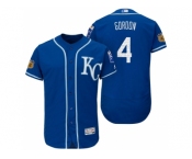 Men's Kansas City Royals #4 Alex Gordon 2017 Spring Training Flex Base Authentic Collection Stitched Baseball Jersey