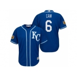 Men's Kansas City Royals #6 Lorenzo Cain 2017 Spring Training Cool Base Stitched MLB Jersey