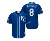 Men's Kansas City Royals #8 Mike Moustakas 2017 Spring Training Cool Base Stitched MLB Jersey