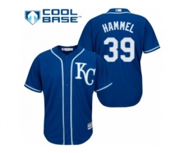 Men's Majestic Kansas City Royals #39 Jason Hammel Replica Blue Alternate 2 Cool Base MLB Jersey