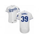 Men's Majestic Kansas City Royals #39 Jason Hammel White Flexbase Authentic Collection MLB Jersey