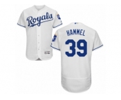 Men's Majestic Kansas City Royals #39 Jason Hammel White Flexbase Authentic Collection MLB Jersey