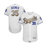 mlb jerseys kansas city royals #35 hosmer white world series champions gold