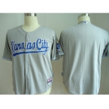 mlb jerseys kansas city royals blank grey