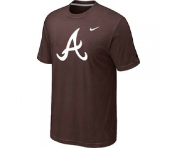 MLB Atlanta Braves Heathered Nike Brown Blended T-Shirt