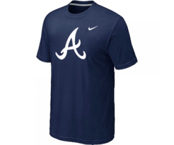 MLB Atlanta Braves Heathered Nike D.Blue Blended T-Shirt