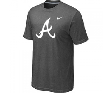 MLB Atlanta Braves Heathered Nike D.Grey Blended T-Shirt