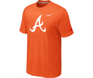 MLB Atlanta Braves Heathered Nike Orange Blended T-Shirt