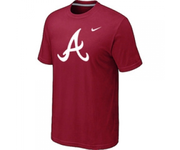 MLB Atlanta Braves Heathered Nike Red Blended T-Shirt