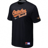 MLB Baltimore Orioles Nike Black Short Sleeve Practice T-Shirt