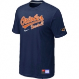 MLB Baltimore Orioles Nike D.Blue Short Sleeve Practice T-Shirt