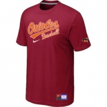 MLB Baltimore Orioles Nike Red Short Sleeve Practice T-Shirt